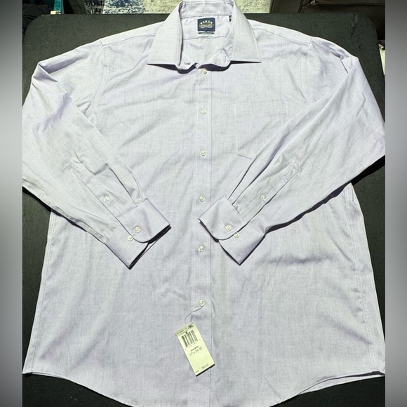 Lot of 2 Men’s Dress Shirts J. Ferrar and Eagle Shirtmakers Size XL - Picture 6 of 10